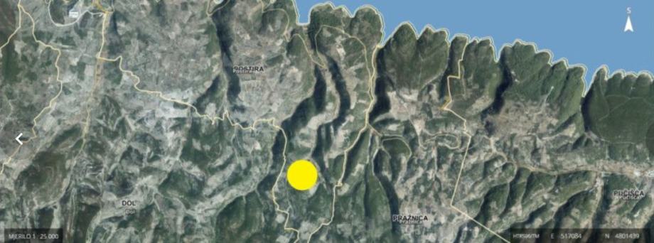 Atraktivno zemljište 30.348 m2, Postira, otok Brač